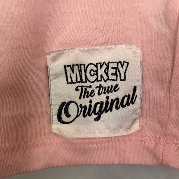 Disney Mickey Mouse DREAMER Short Sleeve T-Shirt Pink Size M - Picture 5 of 9